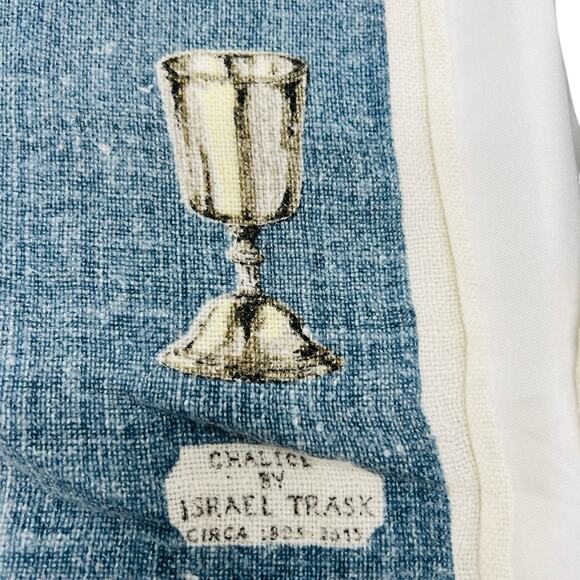 Kay Dee VTG 1950s MCM Hand Printed Linen Tea Towel Set American Pewter Kitchen - Picture 9 of 16